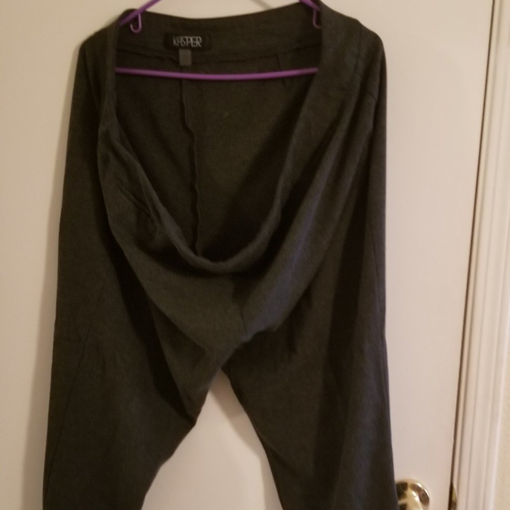 100% cotton casual Kasper gray pants 2X